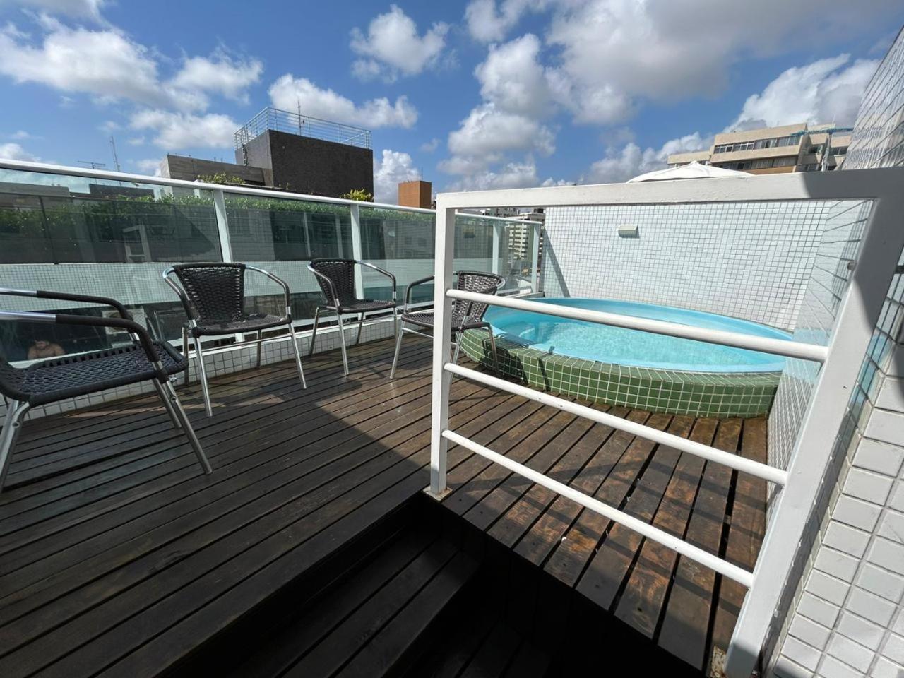 Flat 502 Com Piscina Privativa - 02 Quartos João Pessoa エクステリア 写真
